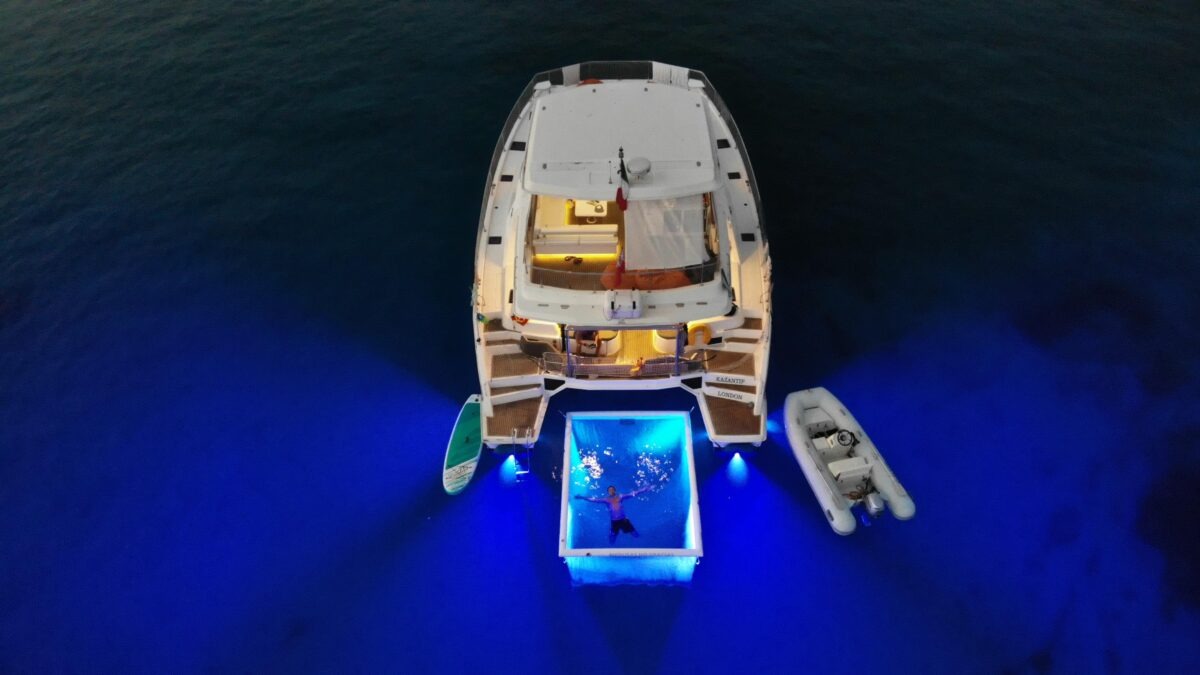 Power catamaran charter Turkey